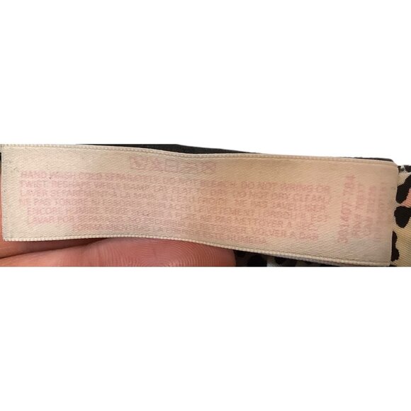 Victoria's Secret Leopard Print Push-Up Bra Size 34B Adjustable Straps Underwire - Picture 5 of 6